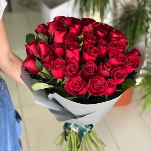 Kırmızı Gül Buketi 39 Adet Gül
