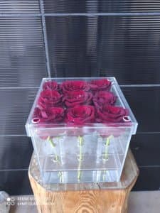 Seffaf Kutuda Güller 2